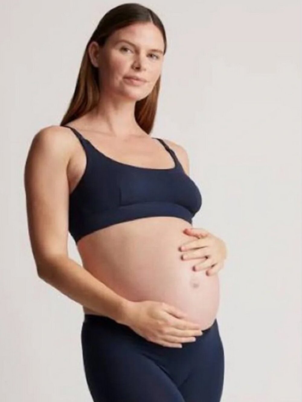 NWT Quince Micromodal Nursing Bra (2-pack) in Navy Blue Size Extra Small